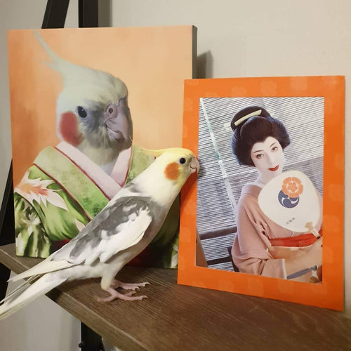 Crown and Paw - Canvas The Geisha - Custom Pet Canvas