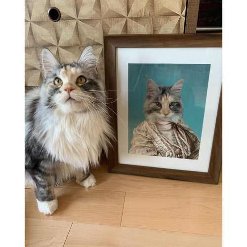 Crown and Paw - Poster The Queen Regent - Custom Pet Poster
