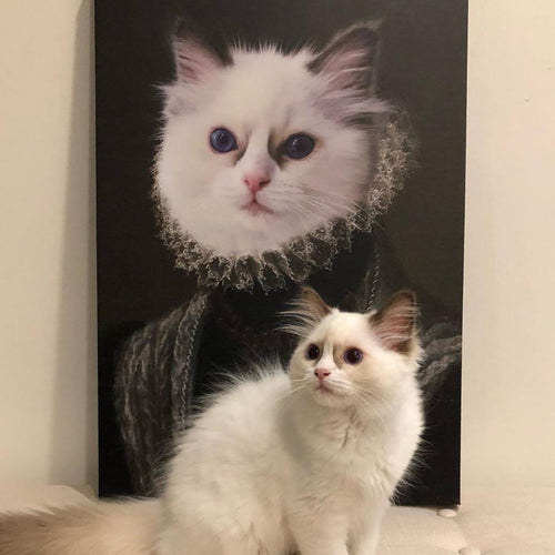 Crown and Paw - Canvas The Countess - Custom Pet Canvas