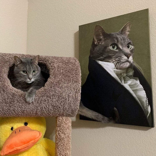 Crown and Paw - Canvas The Ambassador - Custom Pet Canvas