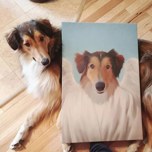 Crown and Paw - Canvas The Angel - Custom Pet Canvas