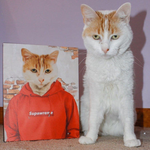 Crown and Paw - Canvas The Hypebeast - Custom Pet Canvas