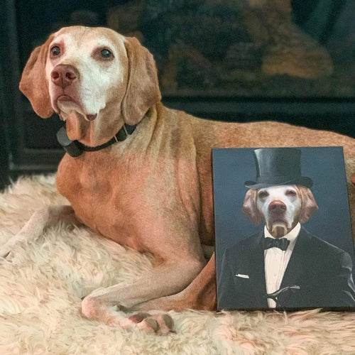 Crown and Paw - Canvas The Gentleman - Custom Pet Canvas