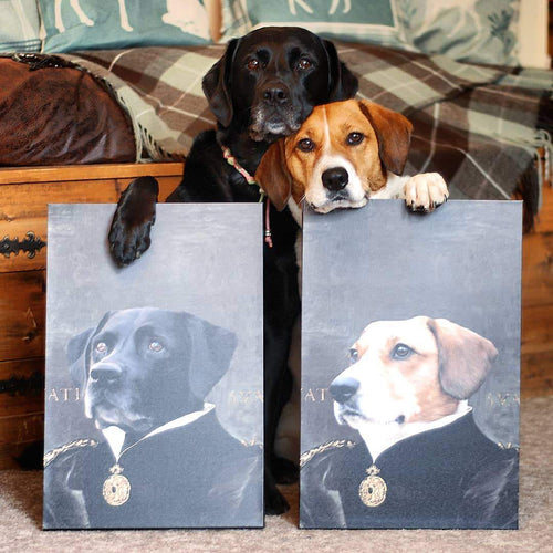 Crown and Paw - Canvas The Duchess - Custom Pet Canvas