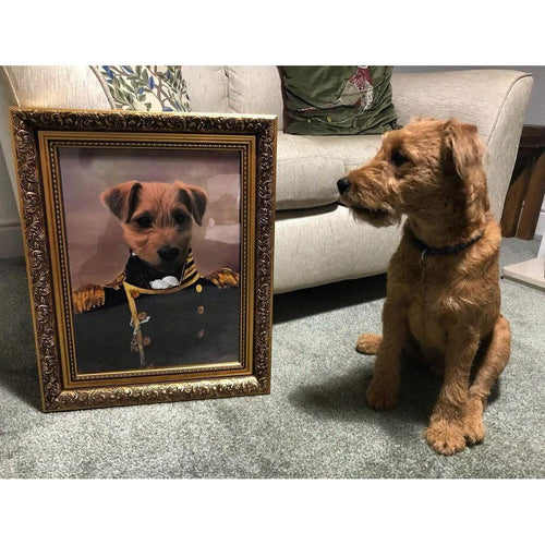 Crown and Paw - Poster The Admiral - Custom Pet Poster