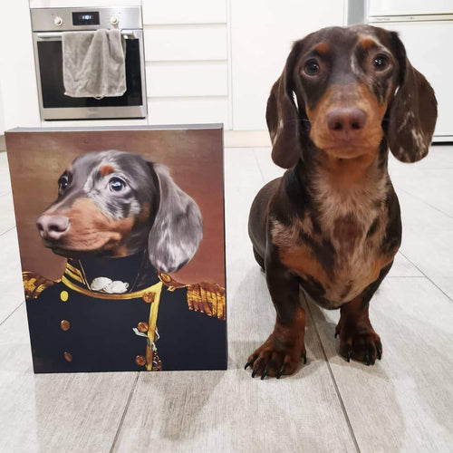 Crown and Paw - Canvas The Admiral - Custom Pet Canvas