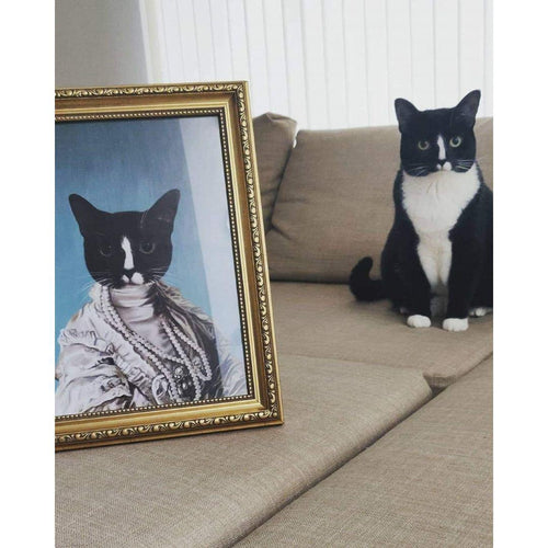 Crown and Paw - Poster The Queen Regent - Custom Pet Poster
