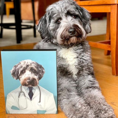 Crown and Paw - Canvas The Doctor - Custom Pet Canvas