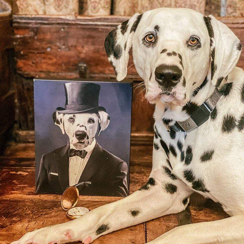 Crown and Paw - Canvas The Gentleman - Custom Pet Canvas