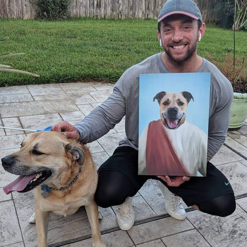 Crown and Paw - Canvas The Prophet - Custom Pet Canvas