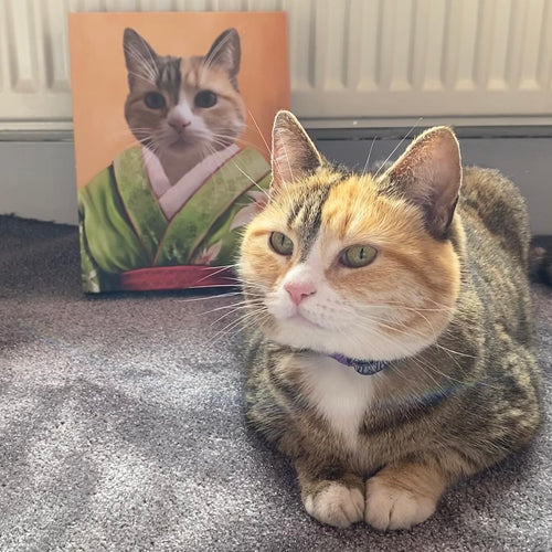 Crown and Paw - Canvas The Geisha - Custom Pet Canvas