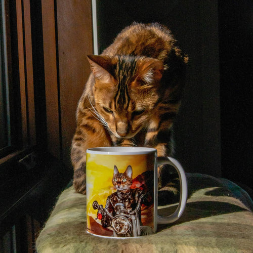 Crown and Paw - Mug The Biker - Custom Mug 11oz