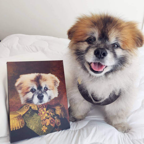 Crown and Paw - Canvas The Colonel - Custom Pet Canvas