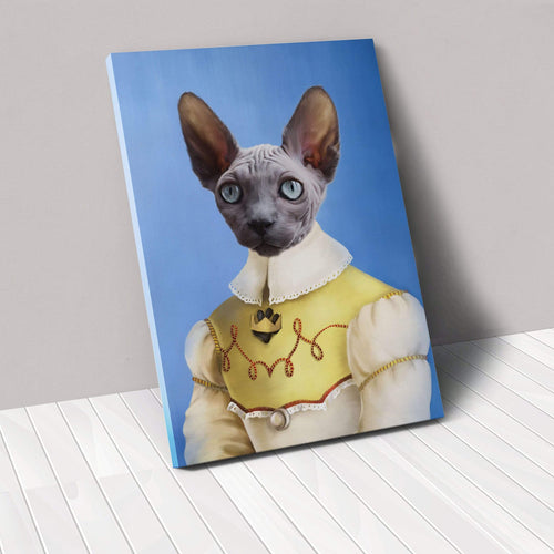 Crown and Paw - Canvas The Southern Belle - Custom Pet Canvas