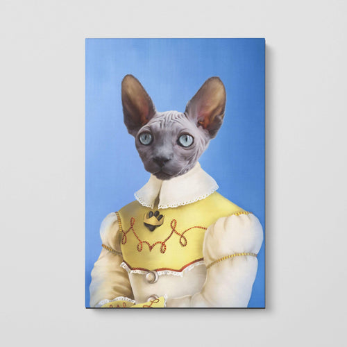Crown and Paw - Canvas The Southern Belle - Custom Pet Canvas