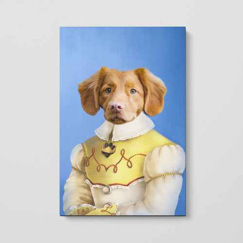 Crown and Paw - Canvas The Southern Belle - Custom Pet Canvas