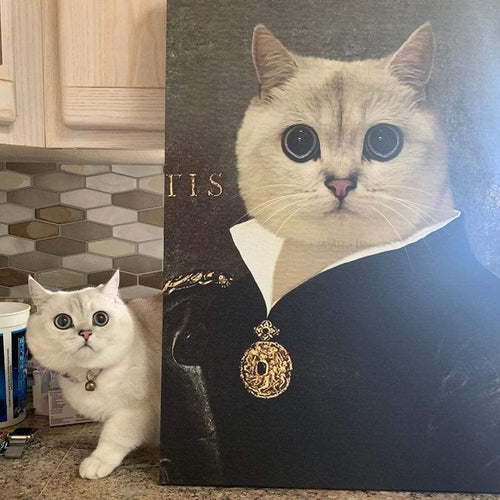Crown and Paw - Canvas The Duchess - Custom Pet Canvas